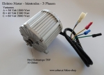 SX-01 Elektro Motor  bürstenlos 3 Phasen 36/48/60 Volt 1300/1500/2000 Watt